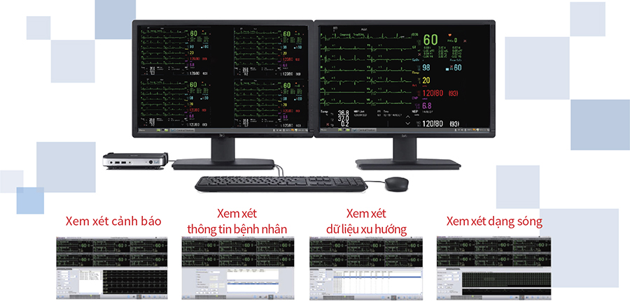 A computer monitor with multiple monitors Description automatically generated with medium confidence
